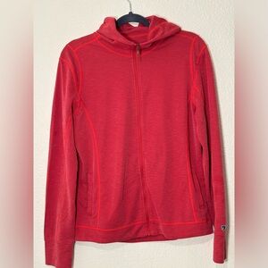 Kuhl Moongazer Full zip Hoodie Sweatshirt Jacket.  Red Size M